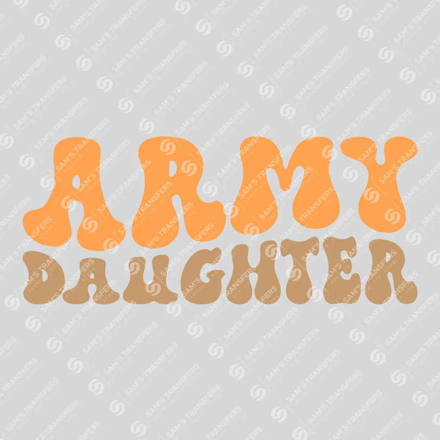 Army Daughter Ready-to-Press DTF Transfer | SAT03689