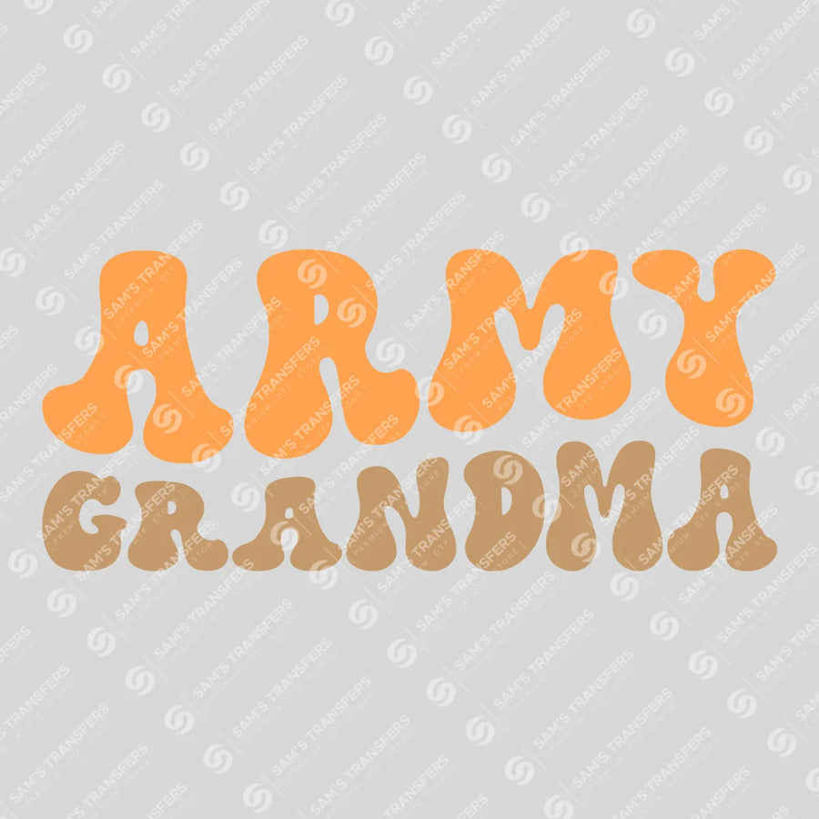 Army Grandma Ready-to-Press DTF Transfer | SAT03691