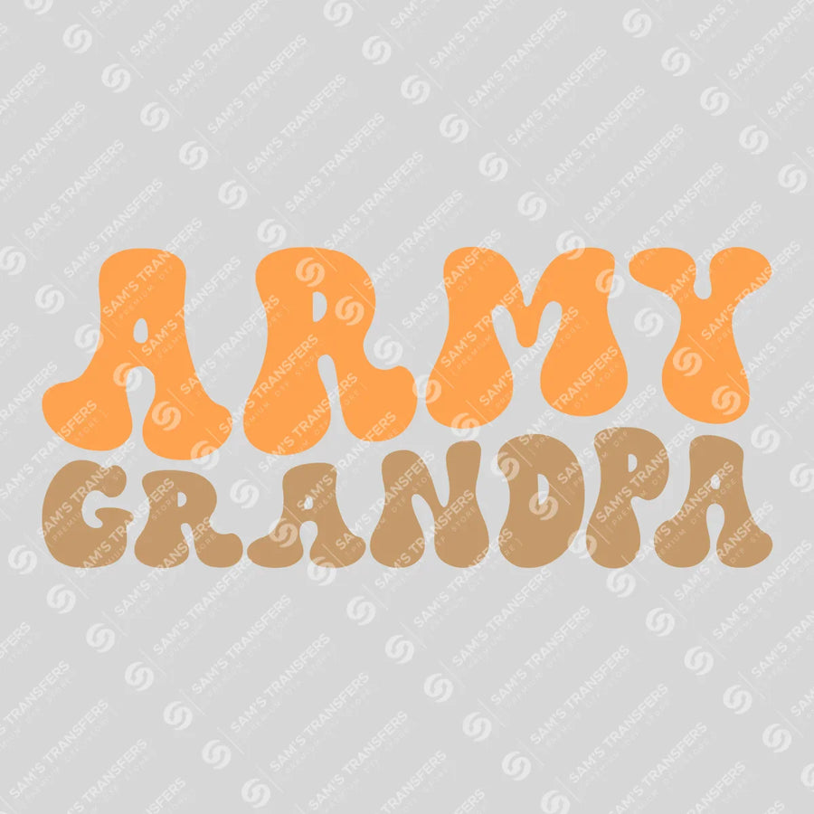 Army Grandpa Ready-to-Press DTF Transfer | SAT03693