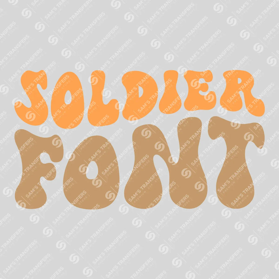 Soldier Ready-to-Press DTF Transfer | SAT03698