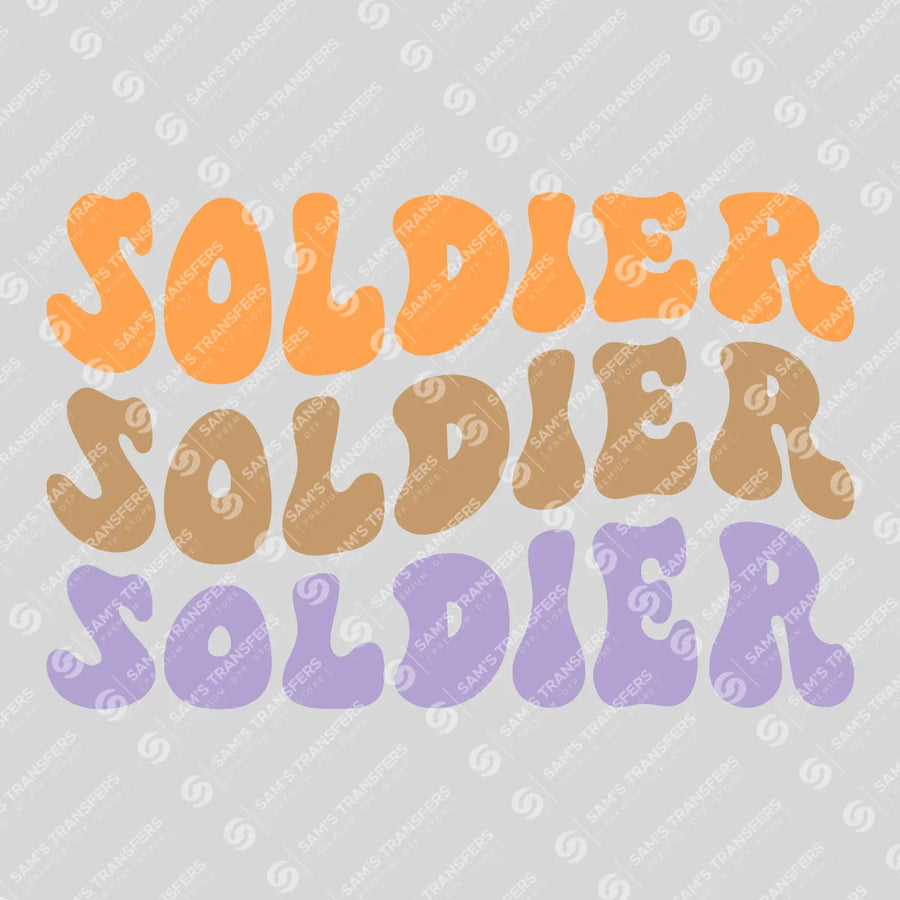 Soldier Ready-to-Press DTF Transfer | SAT03701