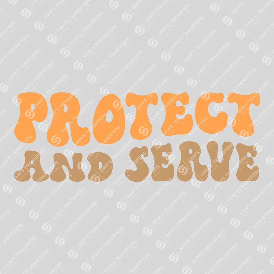 Protect And Serve Ready-to-Press DTF Transfer | SAT03703