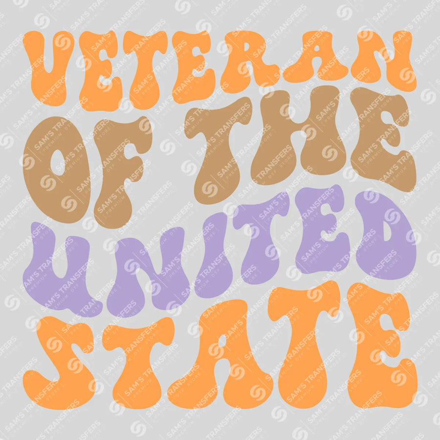 Veteran Of The United States Ready-to-Press DTF Transfer | SAT03705