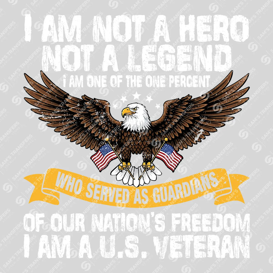 I Am A US Veteran Ready-to-Press DTF Transfer | SAT03735