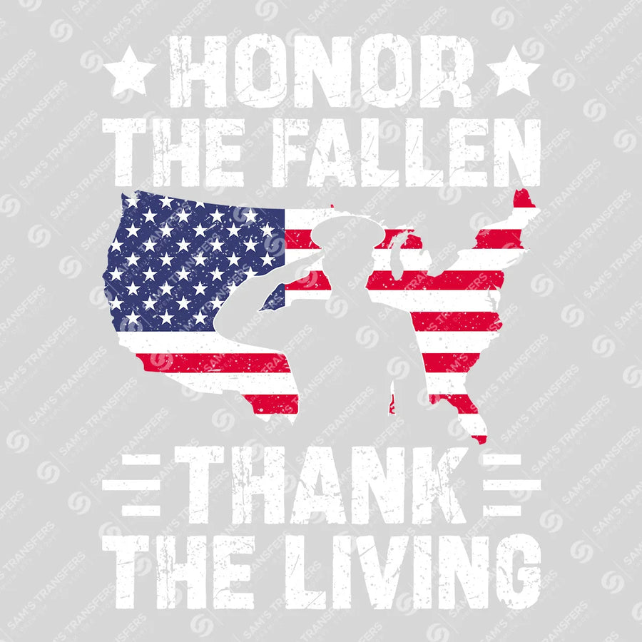 Honor The Fallen Thank The Living Ready-to-Press DTF Transfer | SAT03737
