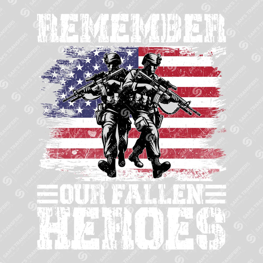 Remember Our Fallen Heroes Ready-to-Press DTF Transfer | SAT03739