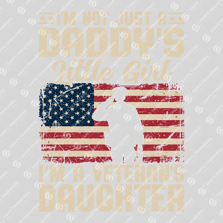 Im A Veterans Daughter Ready-to-Press DTF Transfer | SAT03743