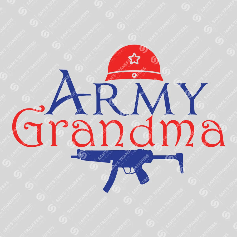 Army Grandma Ready-to-Press DTF Transfer | SAT03764