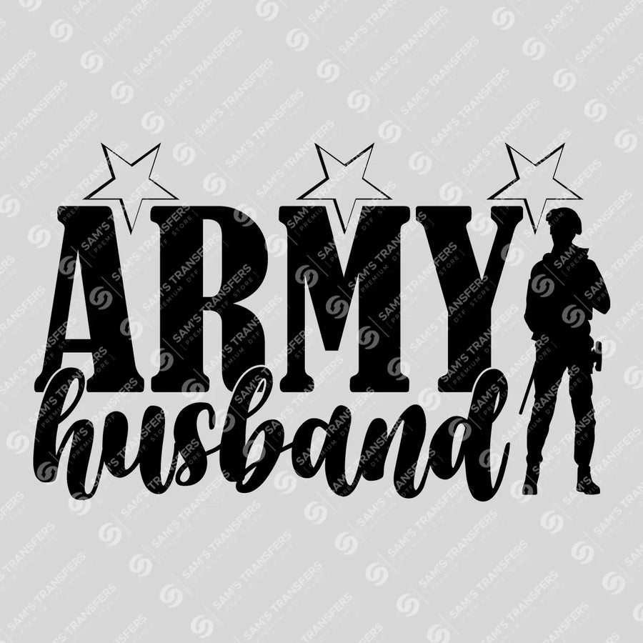 Army Husband Ready-to-Press DTF Transfer | SAT03767