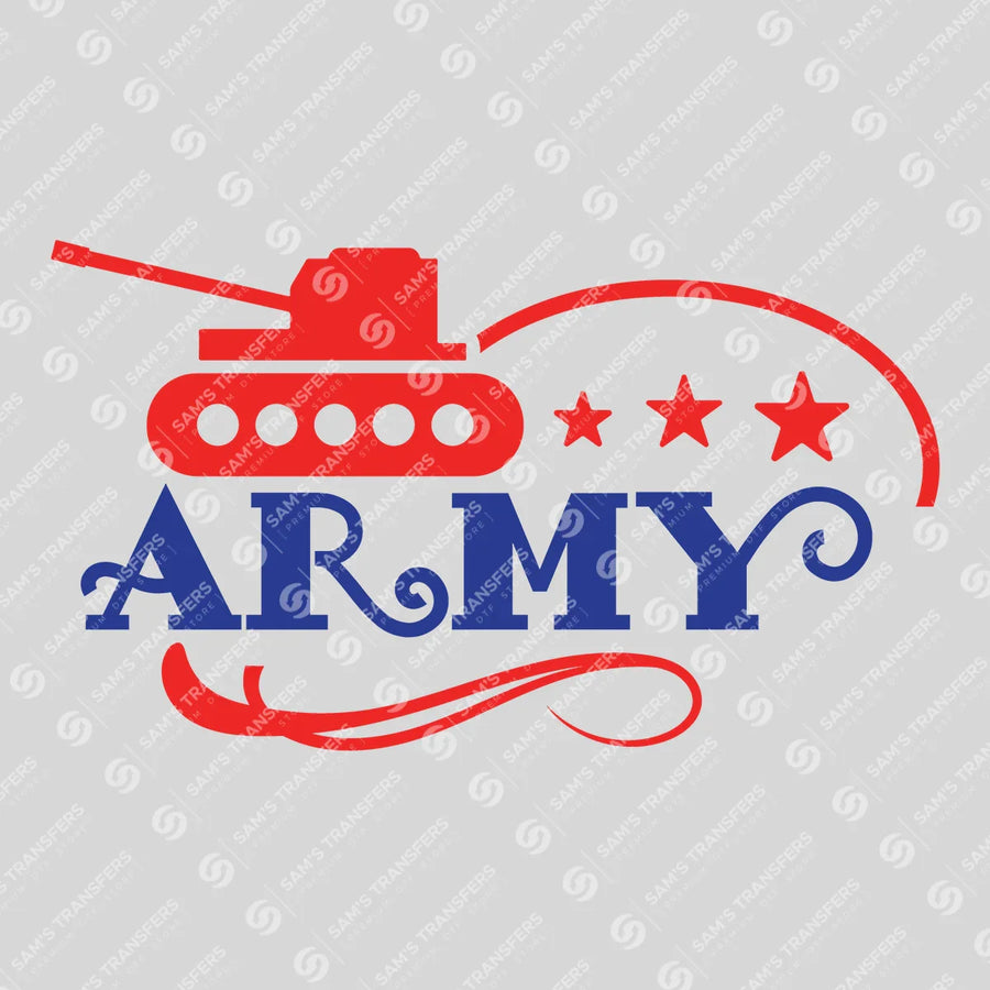 Army Ready-to-Press DTF Transfer | SAT03776