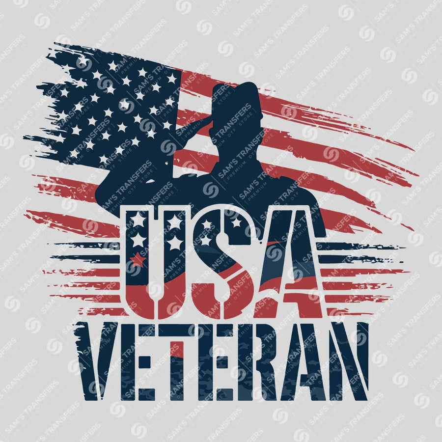 USA Veteran Ready-to-Press DTF Transfer | SAT03791