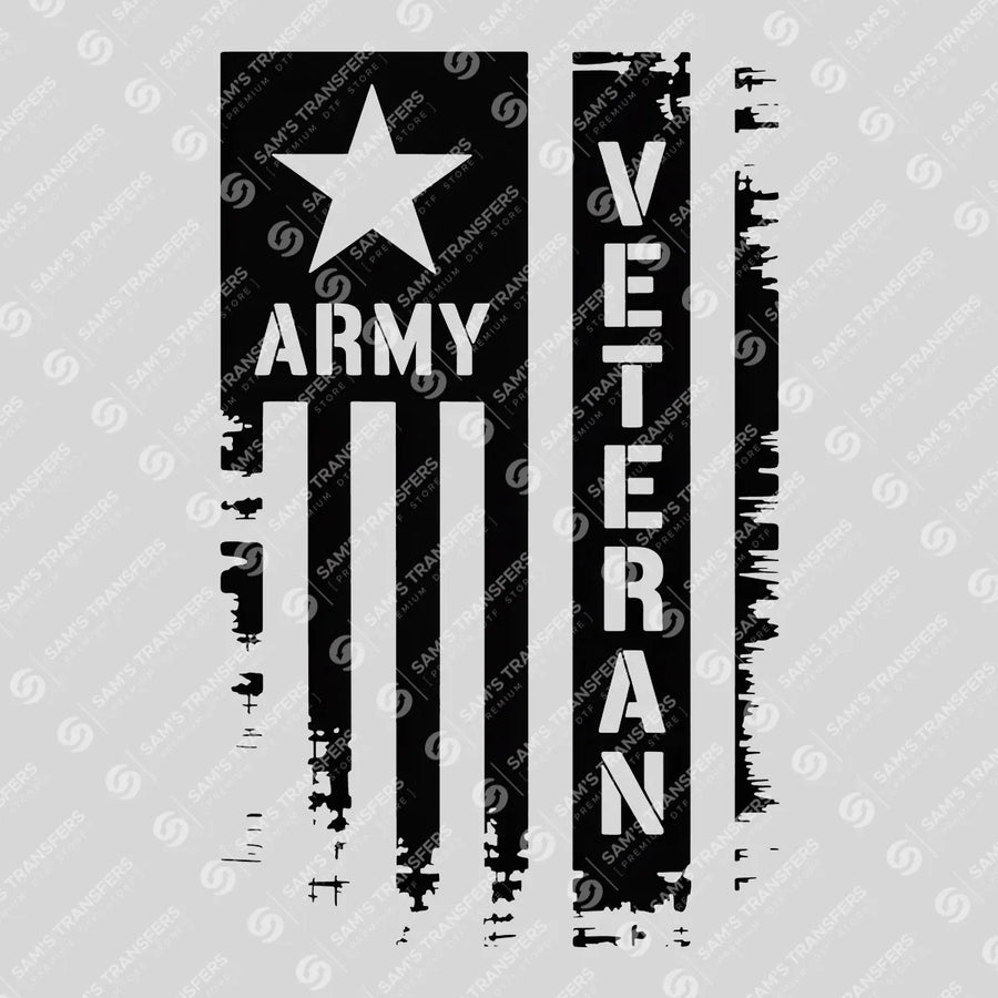 Army Veteran Ready-to-Press DTF Transfer | SAT03799