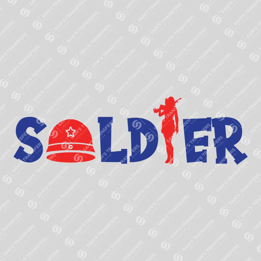 Soldier Ready-to-Press DTF Transfer | SAT03809