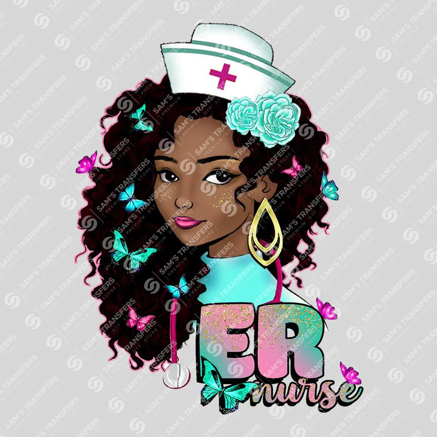 ER Nurse Ready-to-Press DTF Transfer | SAT03814