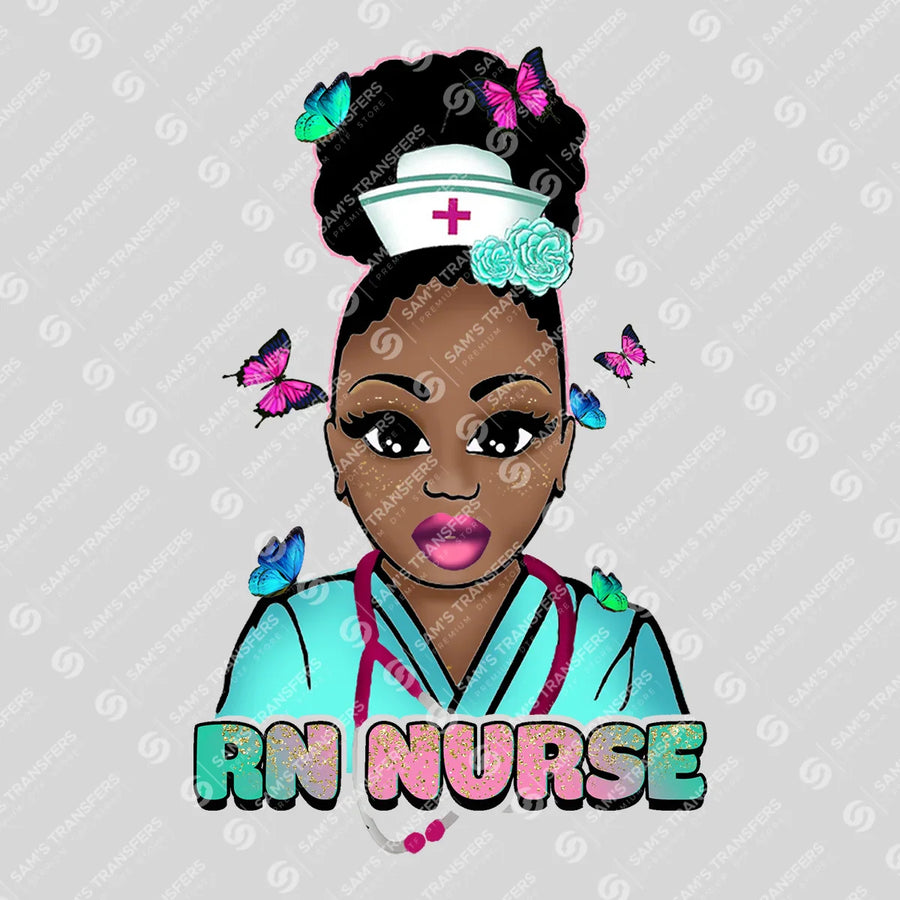 RN Nurse Ready-to-Press DTF Transfer | SAT03817