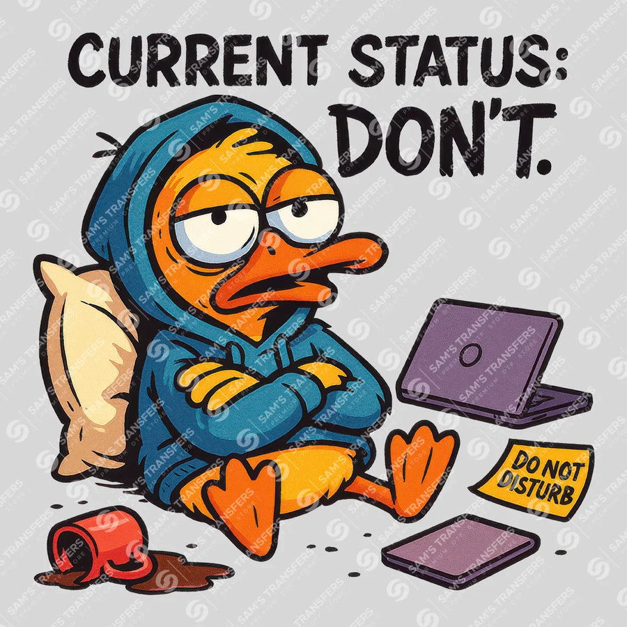 Current Status Dont Ready-to-Press DTF Transfer | SAT04051