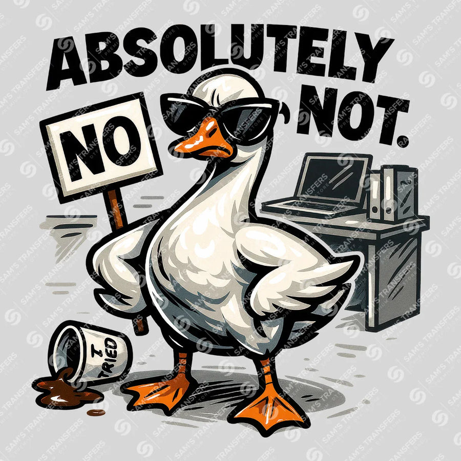 Absolutely Not Ready-to-Press DTF Transfer | SAT04063