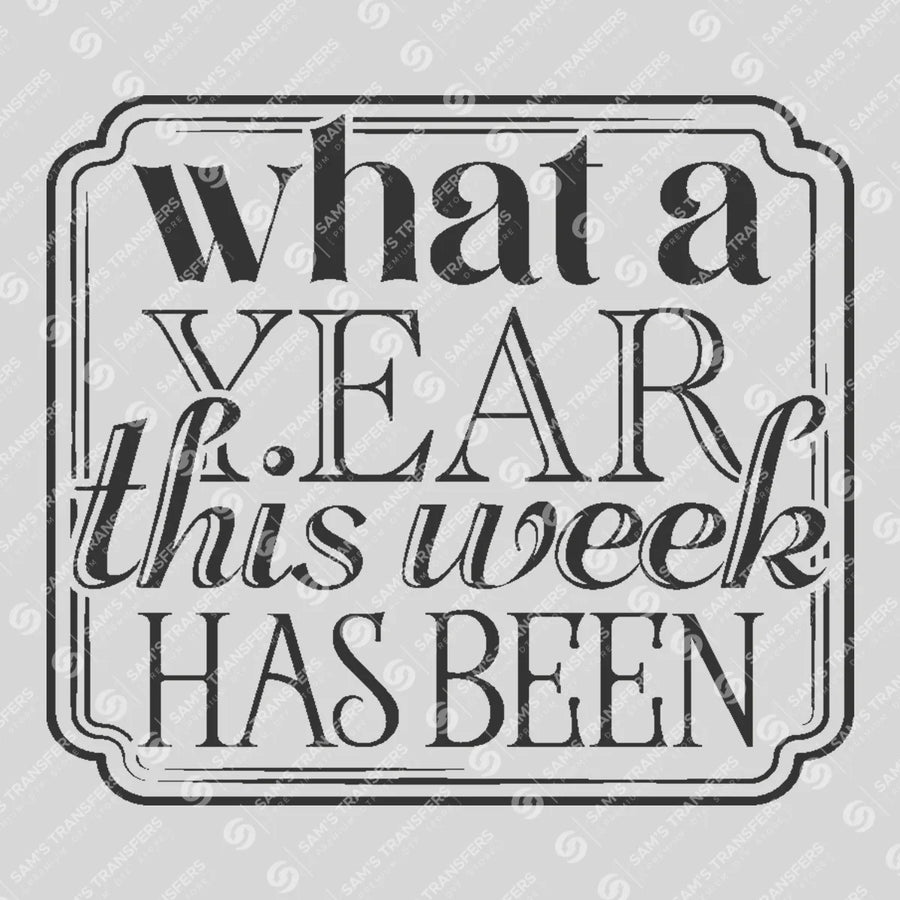 What a Year This Week Has Been Ready-to-Press DTF Transfer | SAT04113