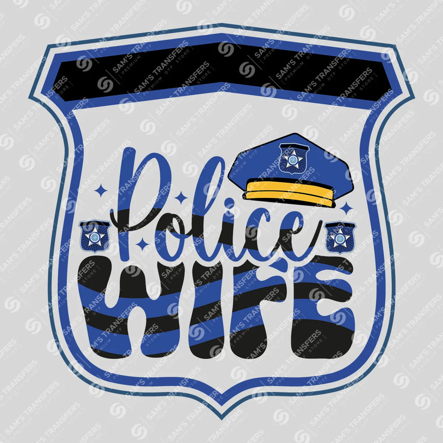 Police Life Ready-to-Press DTF Transfer | SAT04204