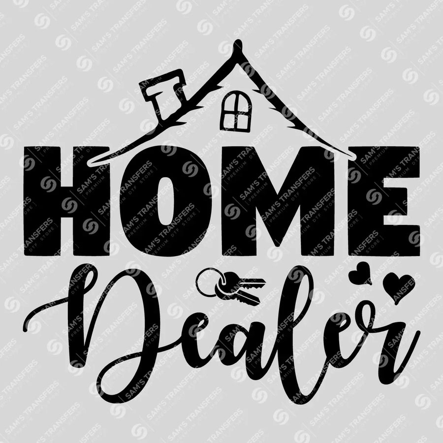 Home Dealer Hearts Ready-to-Press DTF Transfer | SAT04282