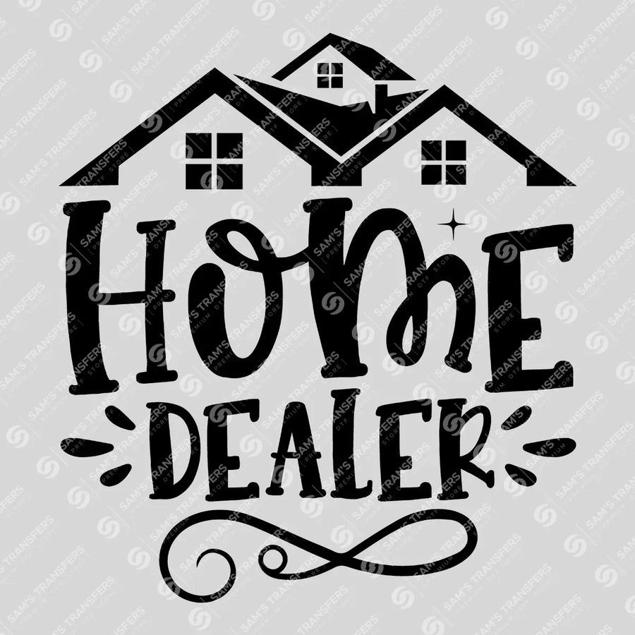 Home Dealer Houses Ready-to-Press DTF Transfer | SAT04284