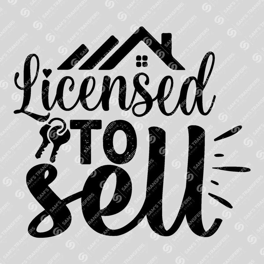 Licensed to Sell Cottage Ready-to-Press DTF Transfer | SAT04335