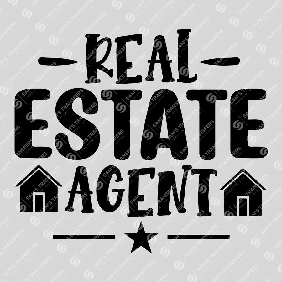 Real Estate Agent Ready-to-Press DTF Transfer | SAT04350