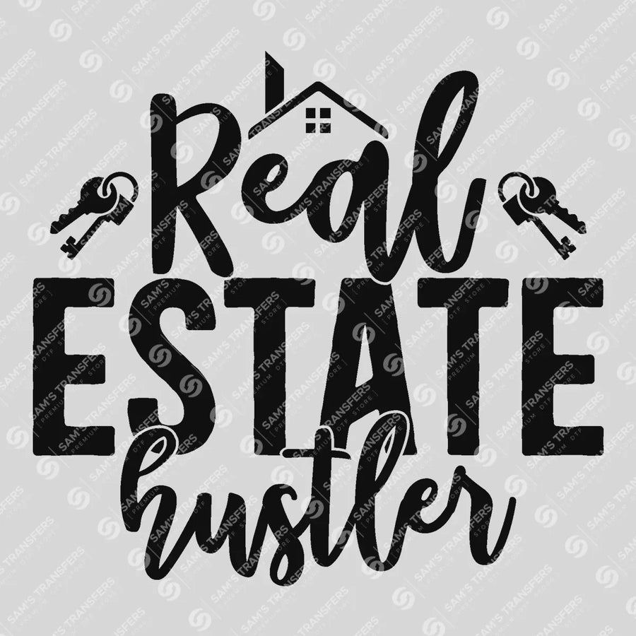 Real Estate Hustler Keys Ready-to-Press DTF Transfer | SAT04355