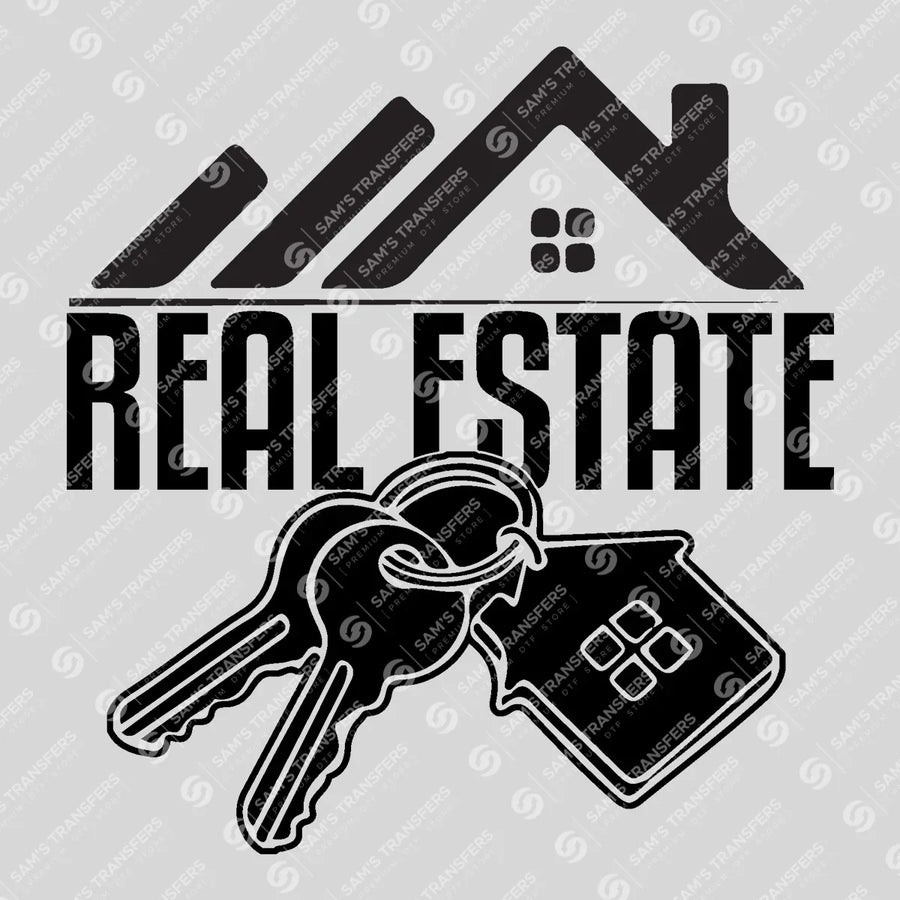 Real Estate Keys Ready-to-Press DTF Transfer | SAT04369
