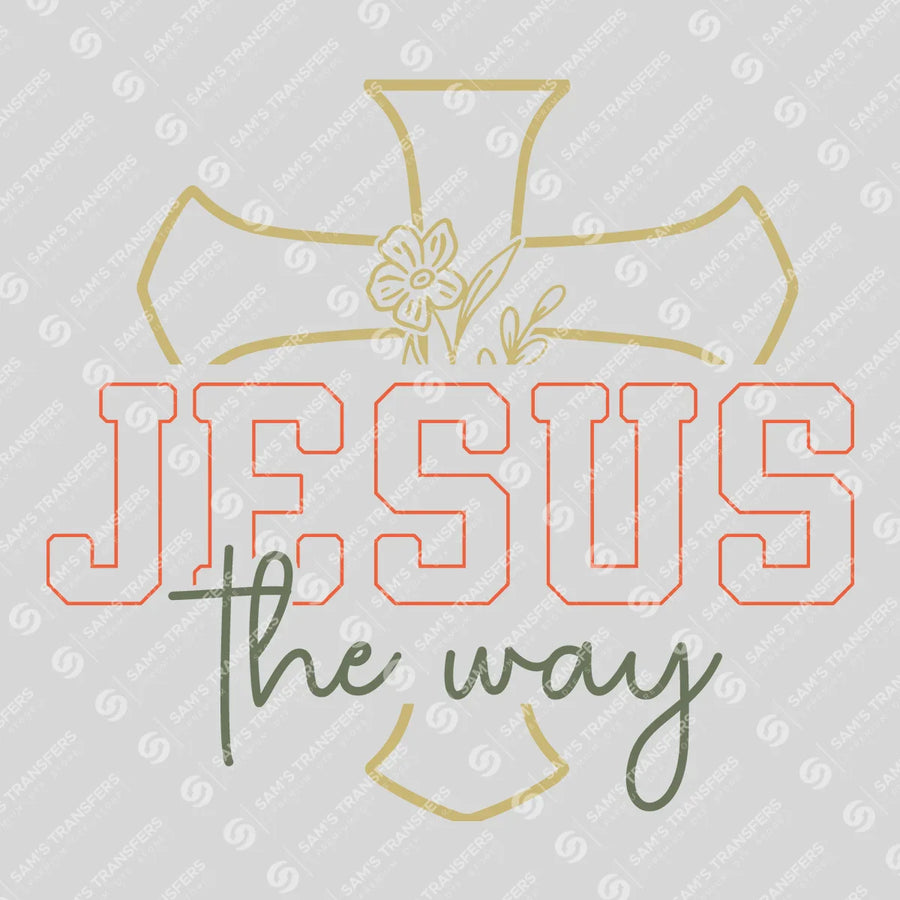 Jesus the Way Ready-to-Press DTF Transfer | SAT04492