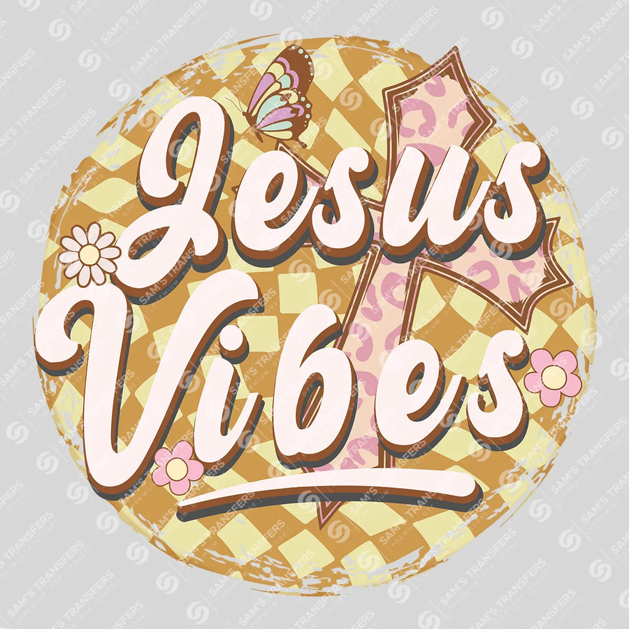 Jesus Vibes Ready-to-Press DTF Transfer | SAT04634