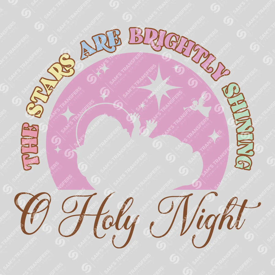 O Holy Night Ready-to-Press DTF Transfer | SAT04654