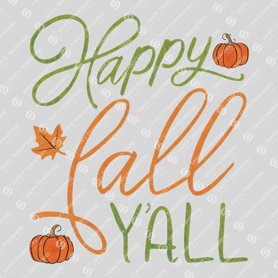Happy Fall Yall Ready-to-Press DTF Transfer | SAT04768