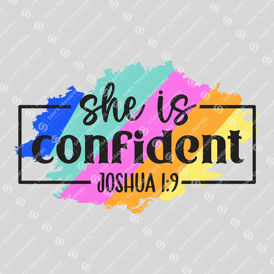 She Is Confident Ready-to-Press DTF Transfer | SAT04808