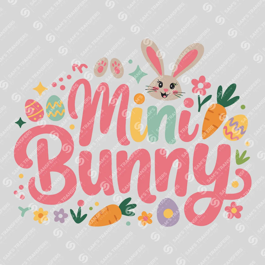 Mini Bunny Ready-to-Press DTF Transfer | SAT04832