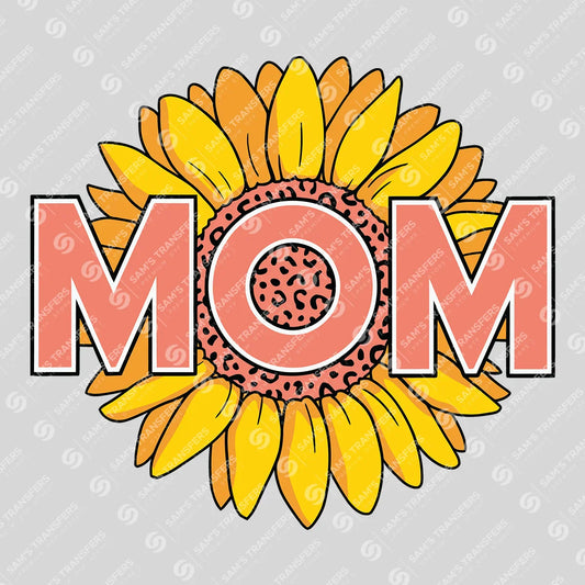 Apparel featuring a Sunflower Mom-themed DTF transfer.