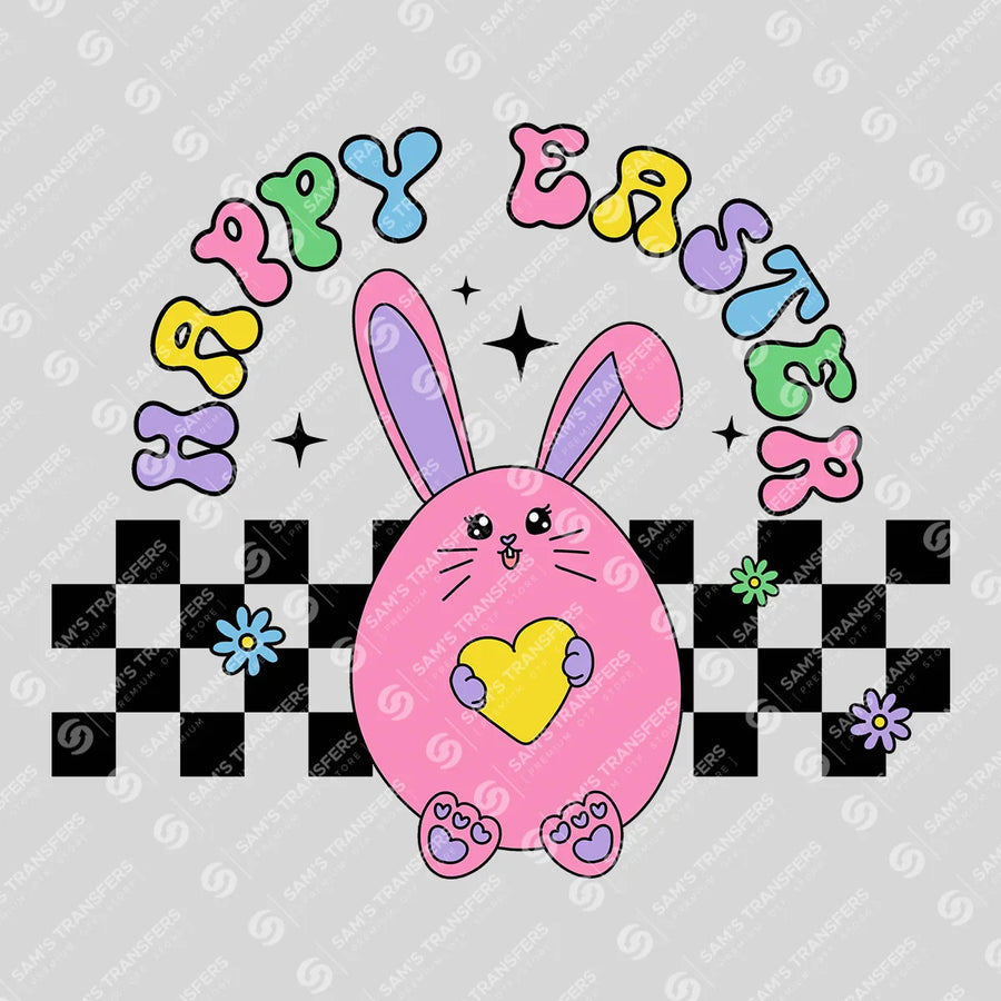 Happy Easter Ready-to-Press DTF Transfer | SAT04881