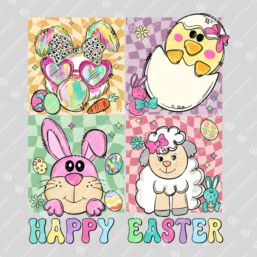 Happy Easter Friends Ready-to-Press DTF Transfer | SAT04891