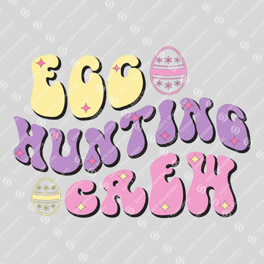 Egg Hunting Crew Ready-to-Press DTF Transfer | SAT04906
