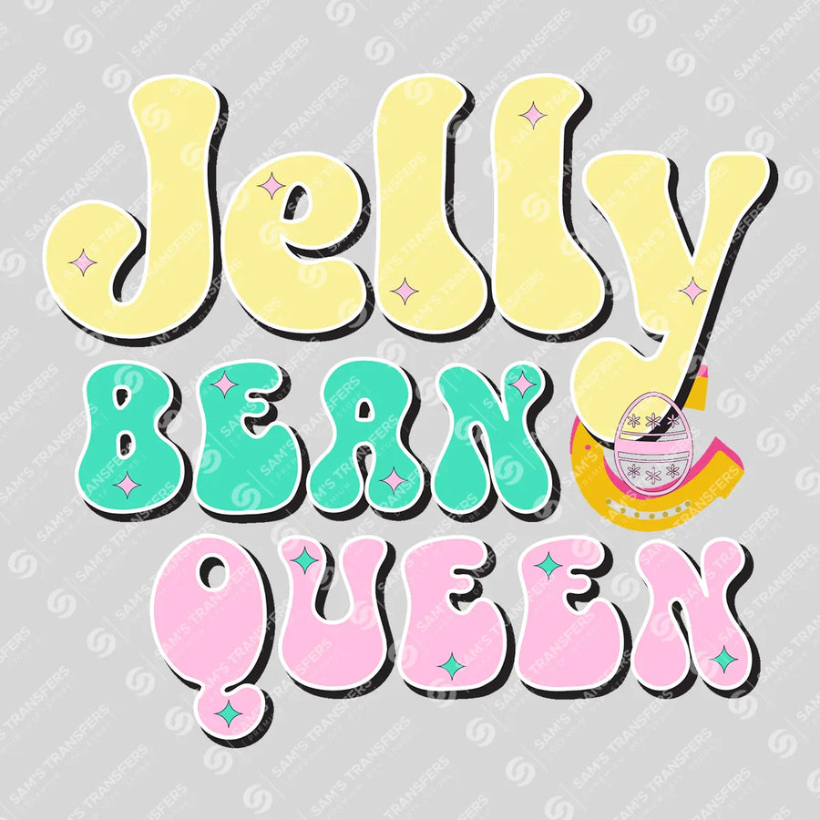 Jelly Bean Queen Ready-to-Press DTF Transfer | SAT04912