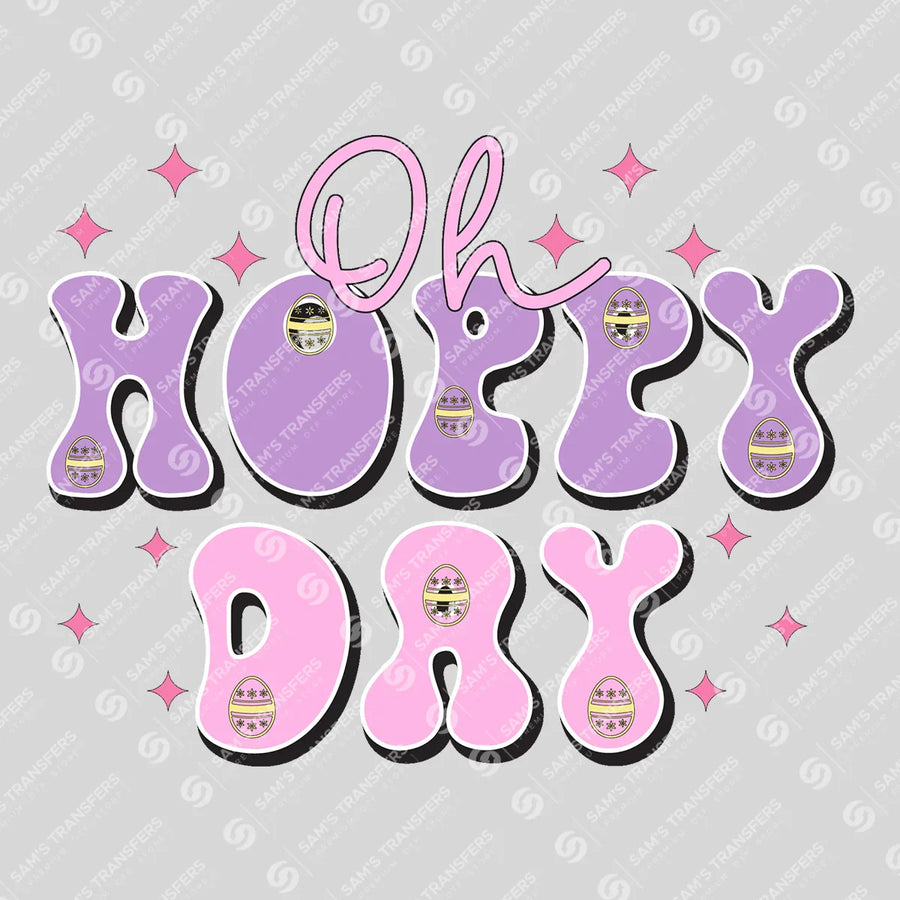 Oh Hoppy Day Ready-to-Press DTF Transfer | SAT04917