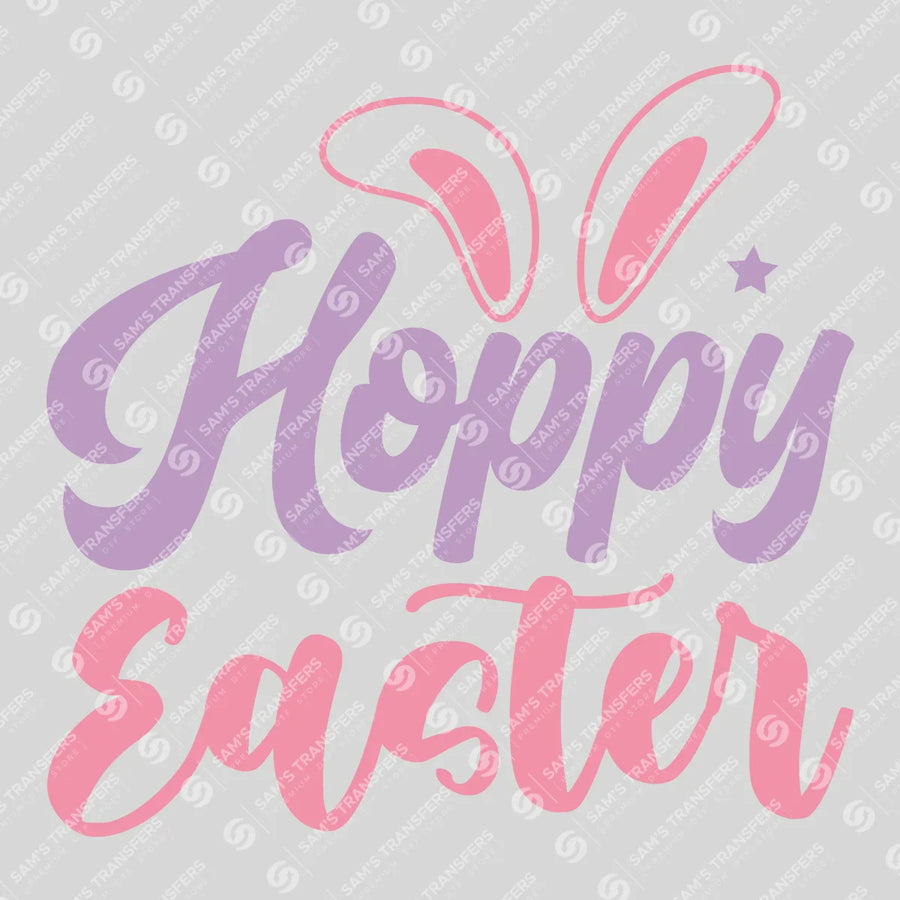Hoppy Easter Ready-to-Press DTF Transfer | SAT04973