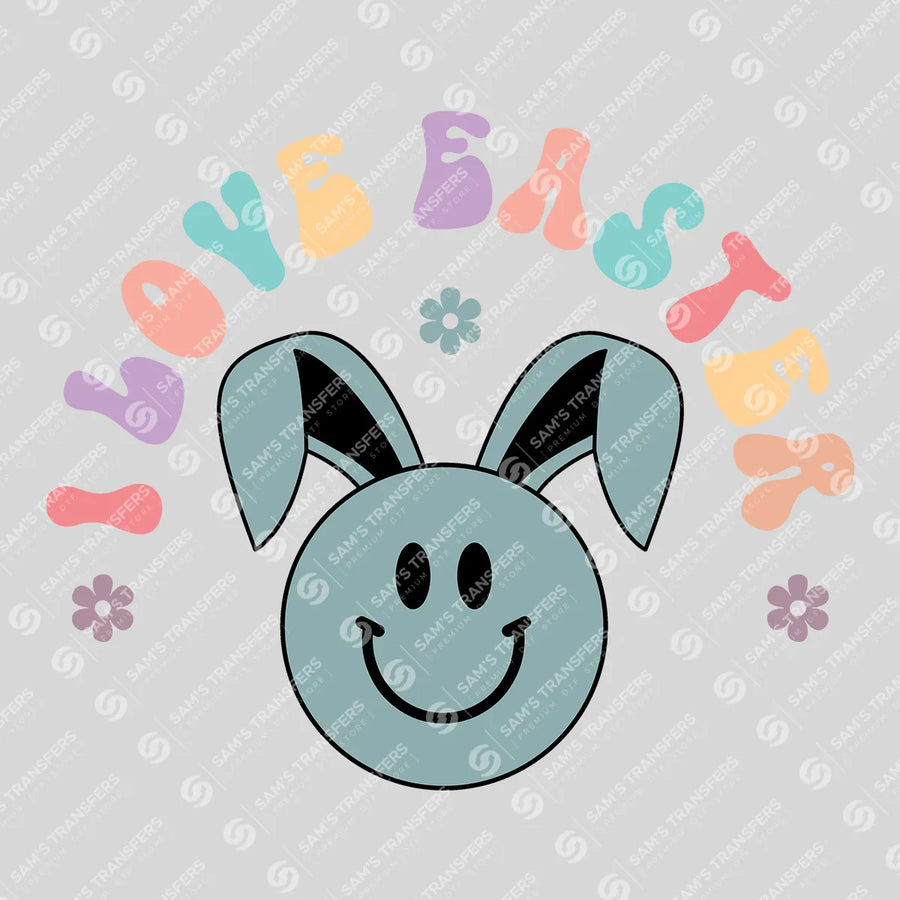 I Love Easter Ready-to-Press DTF Transfer | SAT04976