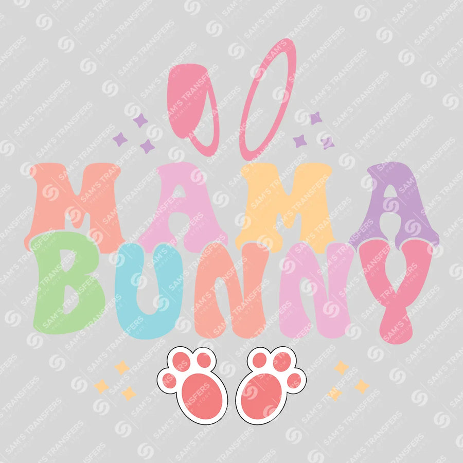 Mama Bunny Ready-to-Press DTF Transfer | SAT04977