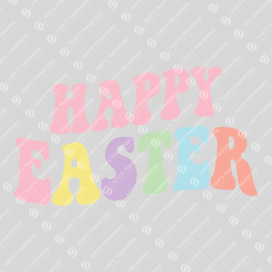 Happy Easter Ready-to-Press DTF Transfer | SAT04980