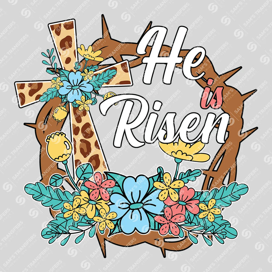 He Is Risen Ready-to-Press DTF Transfer | SAT05024