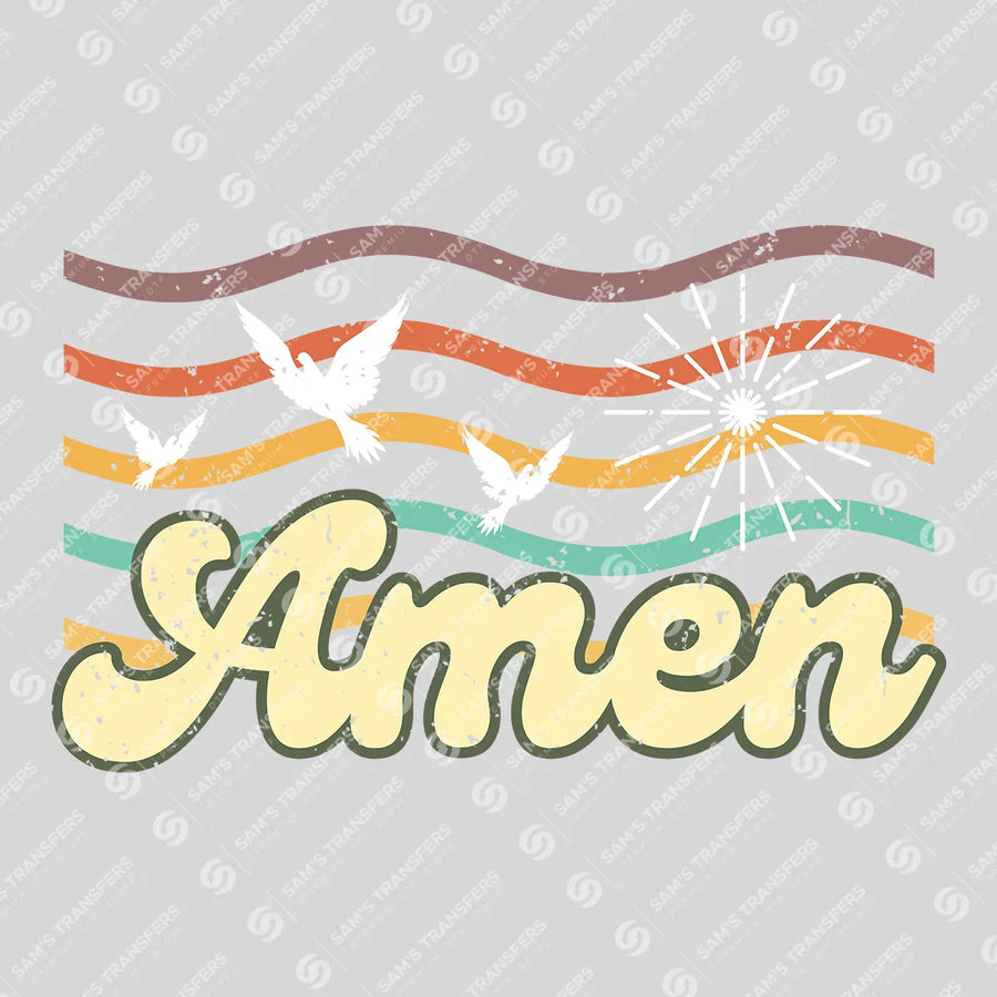Amen Ready-to-Press DTF Transfer | SAT05083