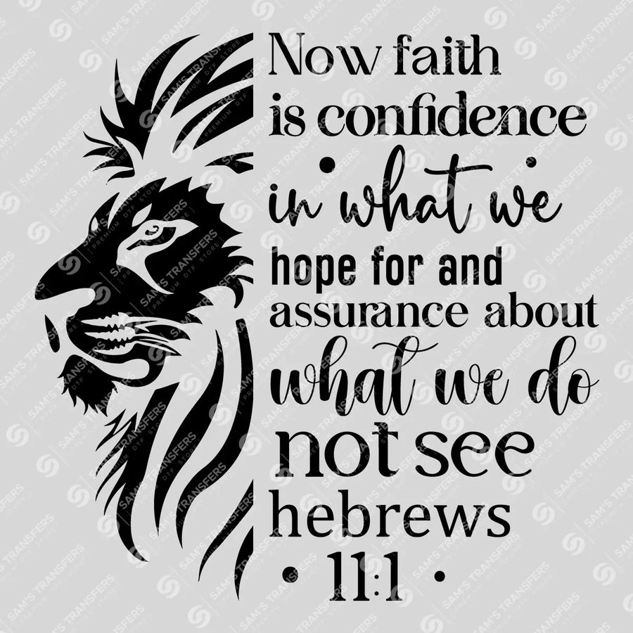 Now Faith Is Confidence Ready-to-Press DTF Transfer | SAT05108