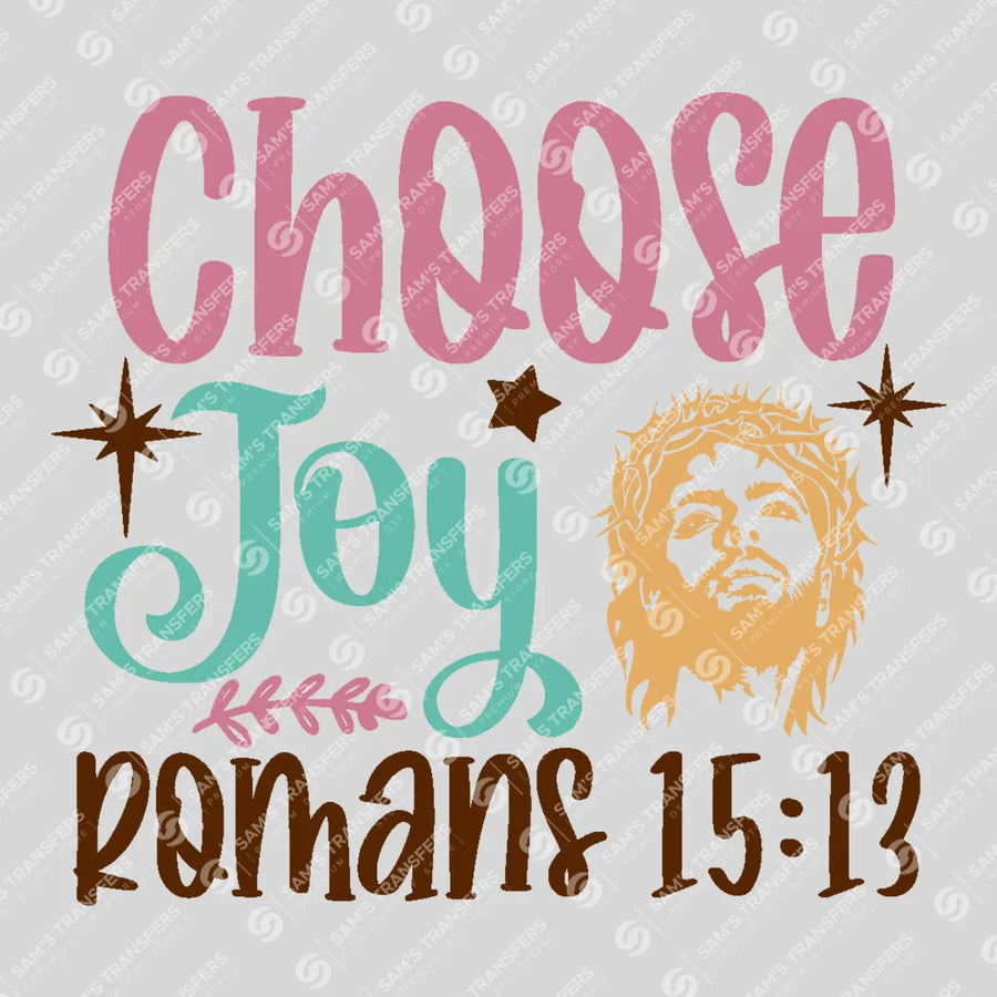 Choose Joy Ready-to-Press DTF Transfer | SAT05127