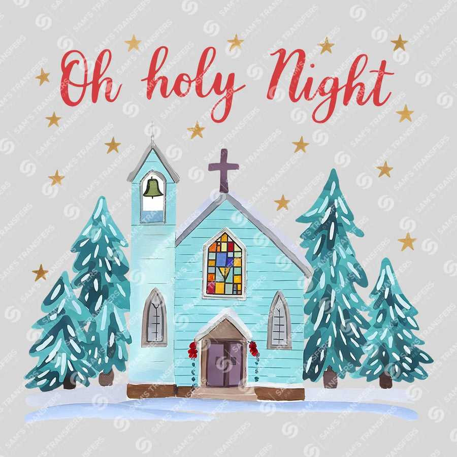 Oh Holy Night Ready-to-Press DTF Transfer | SAT05281